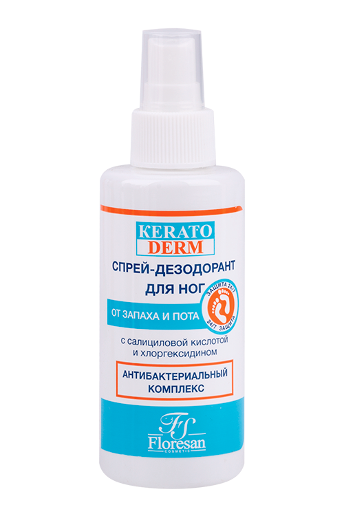 Спрей-дезодорант Floresan KeratoDerm д/ног от запаха и пота, 150 мл