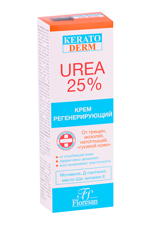 Крем Floresan КeratoDerm UREA 25% регенерирующий, 100 мл