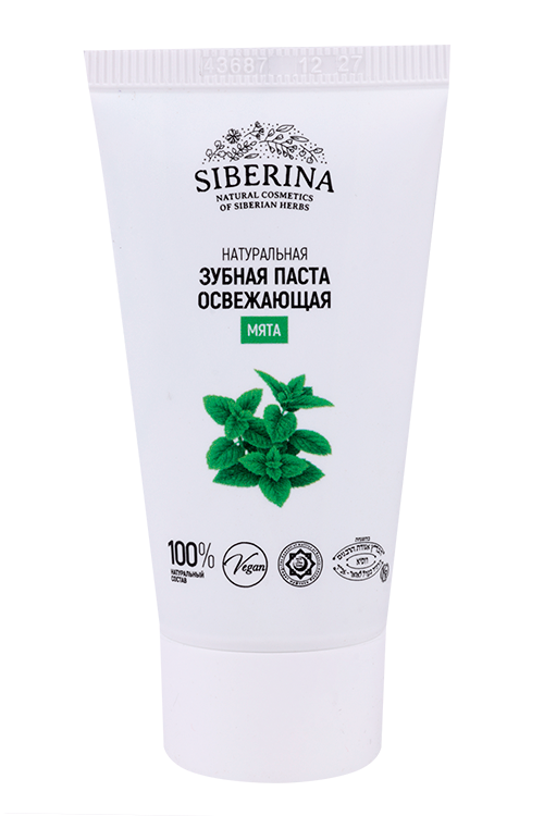 

З/паста Siberina Освежающая Мята, 50 мл