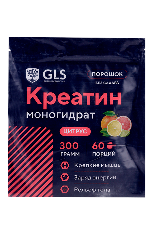 Креатин GLS цитрус, 300 г, порошок
