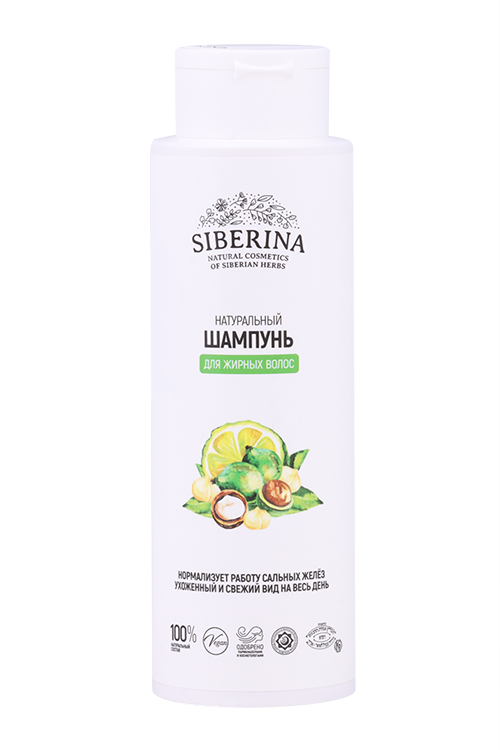 Шампунь Siberina д/жирных волос, 400 мл