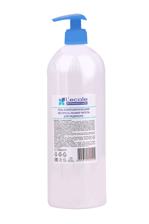 Гель Floresan Lecole кератолитический экспресс-размягчитель д/педикюра, 1 л