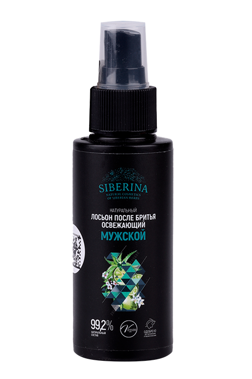 

Лосьон Siberina освежающий натуральный после бритья мужской, 100 мл