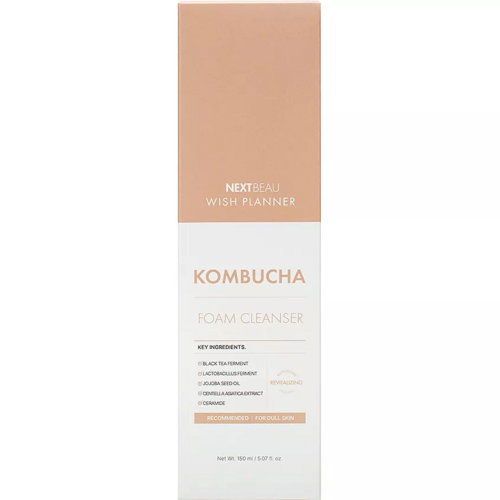 

Пенка NEXTBEAU Wish Planner очищающая комбуча/пробиотики/масло дерева ши д/лица, 150 мл