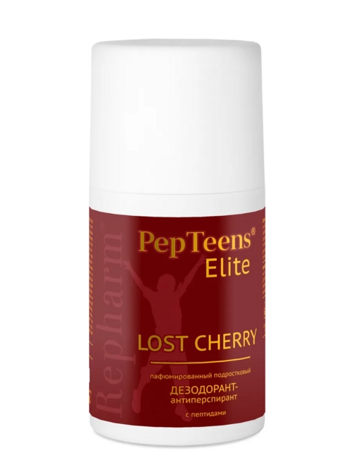 Дезодорант-антиперспирант Repharm PepTeens Elite подрост Lost Cherry 100 г 359₽