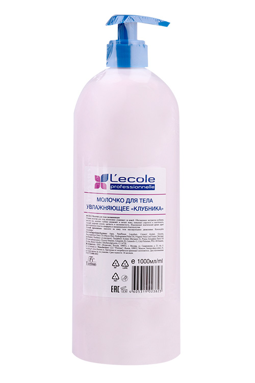 

Молочко Floresan Lecole Клубника увлажняющее, 1 л