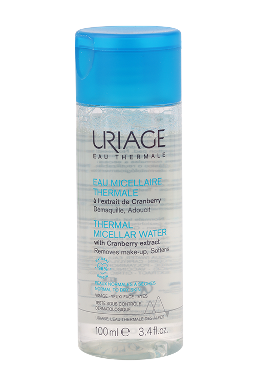 Вода мицеллярная Uriage очищающая д/нормал и сухой кожи, 100 мл
