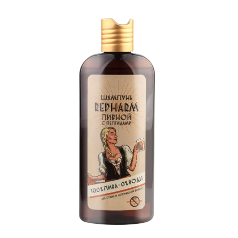 Шампунь Repharm пивной с пептидами д/сухих и нормальных волос, 250 мл