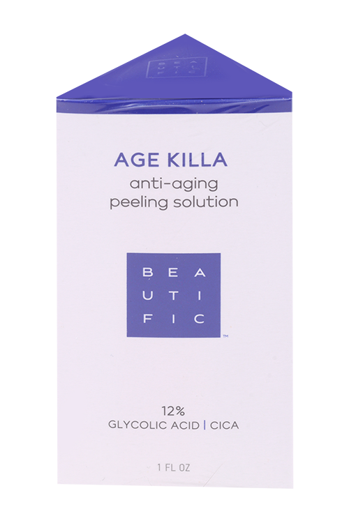 Пилинг BEAUTIFIC Age Killa 12% с гликолевой кисл/центеллой азиатской омолаж д/лица, 30 мл