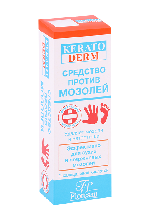 

Средство Floresan KeratoDerm против мозолей и натоптышей, 30 мл