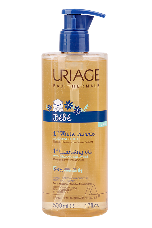 Масло Uriage Первое очищающее д/детей, 500 мл, флакон-помпа