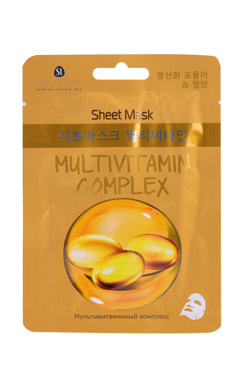 

Маска SKINLITE Мультивитаминный комплекс тканевая д/лица, 15 г