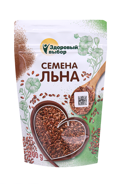 Льна семена Здоровый выбор, 200 г