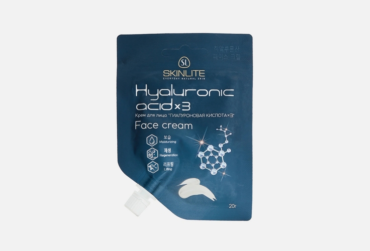 

Крем SKINLITE гиалуроновая кислота х3 д/лица, 20 г