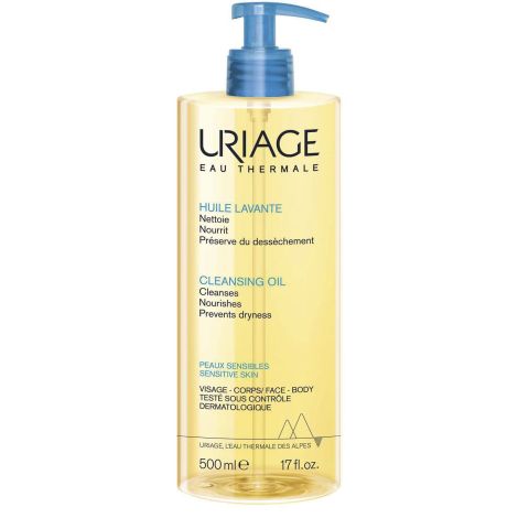 Масло Uriage очищающее пенящееся, 500 мл, флакон-помпа