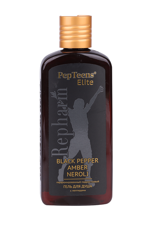 

Гель д/душа Repharm PepTeens Elite Black Pepper Amber Neroli, 250 мл
