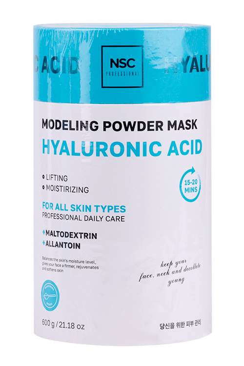 Маска NSC PROFESSIONAL альгинатная моделир с гиалурон кислотой, 600 г
