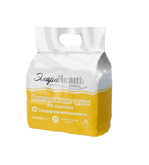 

Подгузники ЭлараHealth normal д/взрослых XL, 27 шт