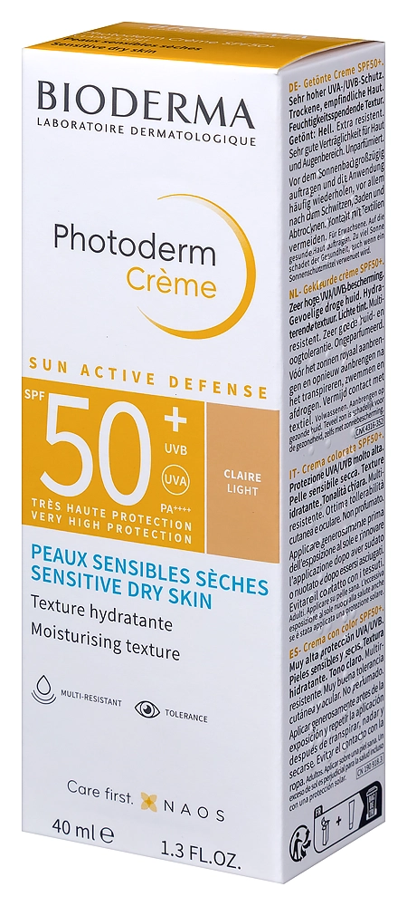 

Крем BIODERMA Photoderm солнцезащ SPF50+ тональный светл оттенок 40 мл