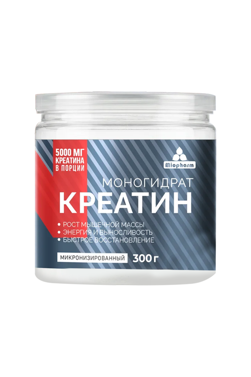 Креатин моногидрат Миофарм банка, 300 г, конценрат напитка