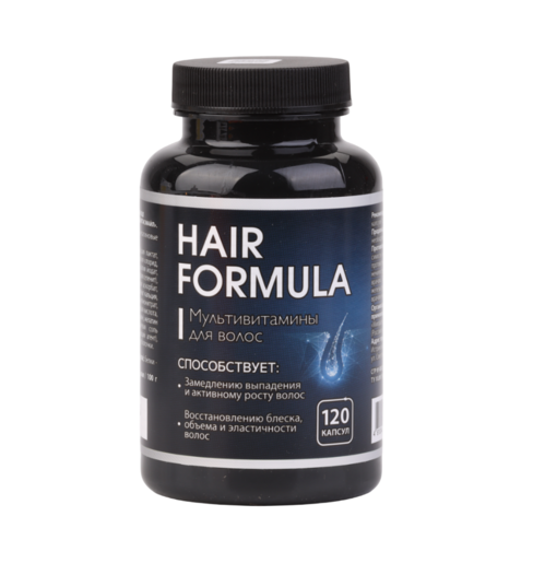 Комплекс витаминов/минералов Hair formula Миофарм, 540 мг, 120 шт, капсулы