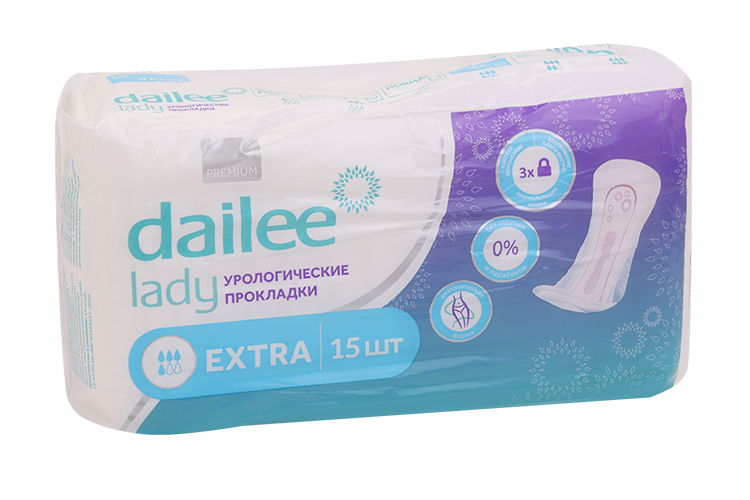 Прокладки Dailee LADY Extra урологические, 15 шт