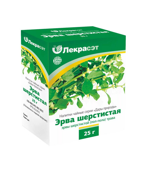 Напиток чайный Эрвы шерстистой трава Лекра-Сэт, 25 г