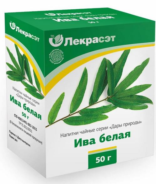 Напиток чайный Ивы белой кора Лекра-Сэт, 50 г