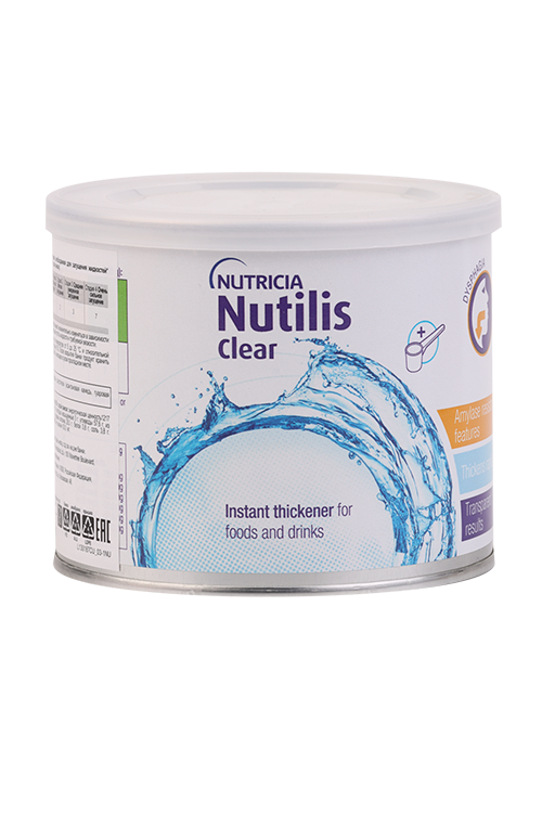 Смесь Nutilis clear сухая ддетей старше 3 лет и взрослых страдающих дисфагией 175 г 1515₽