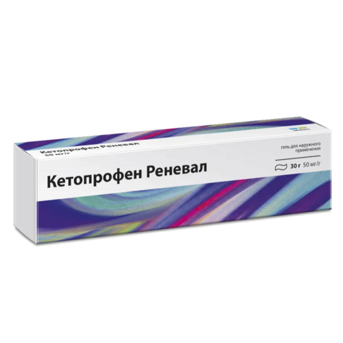 Кетопрофен Реневал 50 мг/г, 30 г, гель для наружного применения