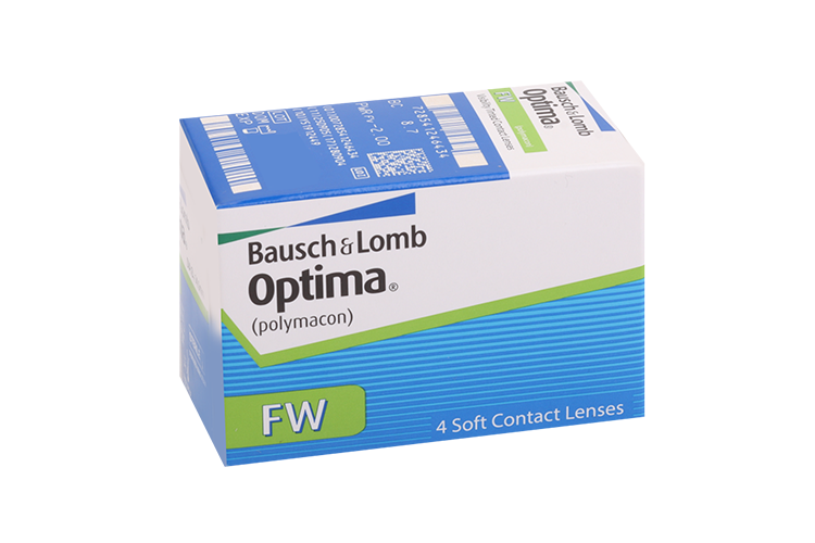 

Линзы Bausch+Lomb Optima FW контактные R 8.7 (диоптрия -2,00), 4 шт