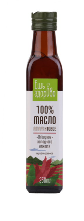 

Масло Ешь здорово 100% Амарантовое нерафинир холодного отжима, 250 мл