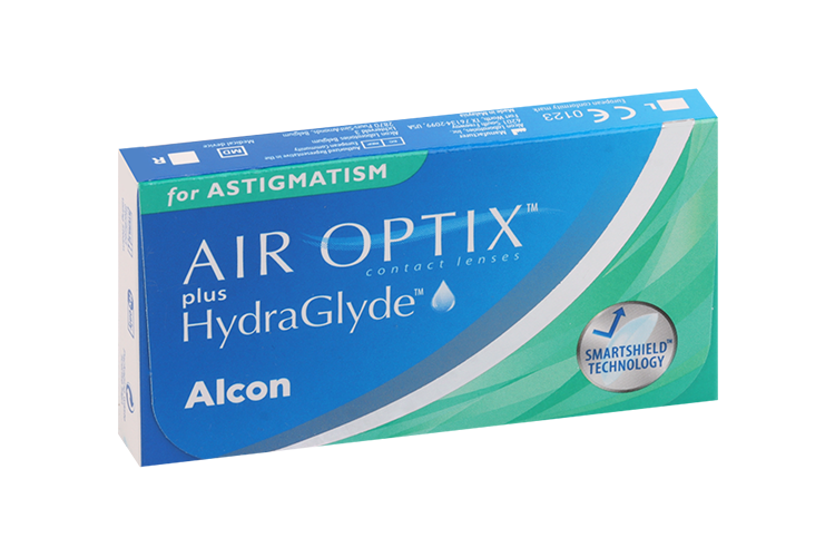 Линзы Air Optix plus hydraglyde for astigmatism контакт мягкие цилиндр -175ось180 диоп -600 3 шт 2037₽