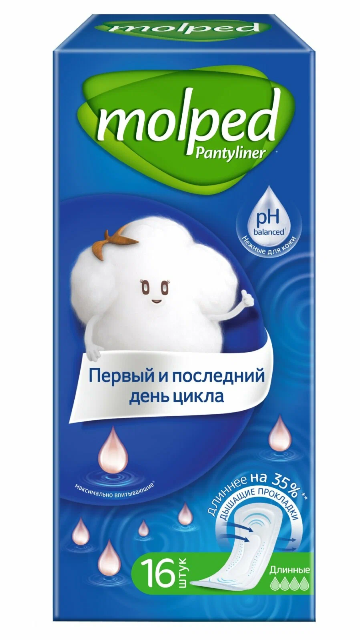 Салфетки Molped First&Last Days ежедневные, 16 шт