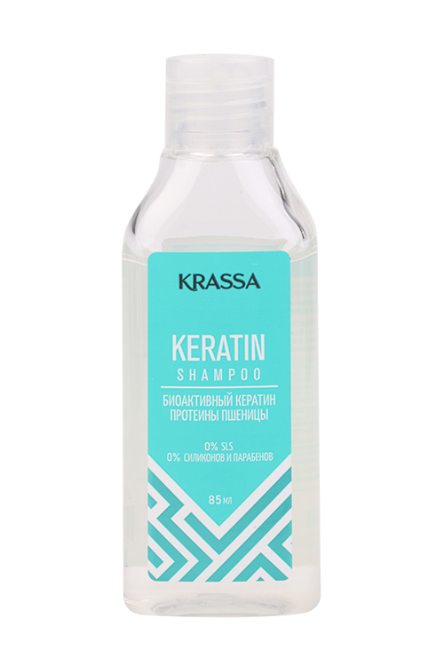 Шампунь Krassa Professional Keratin д/волос, 85 мл