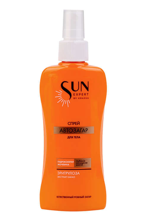 Спрей-автозагар Sun Expert by Krassa д/тела, 180 мл