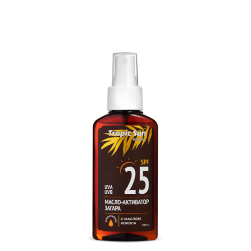 Масло-активатор загара Krassa Tropic San SPF 25, 100 мл