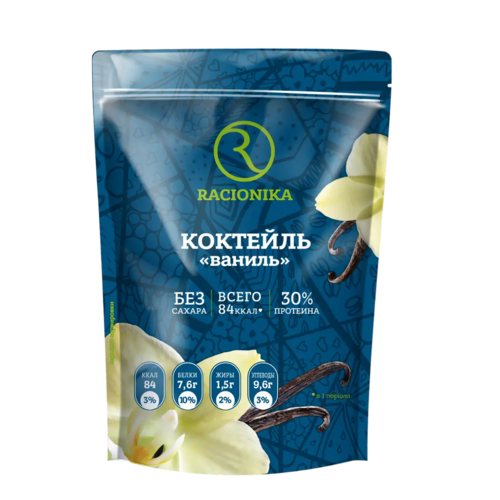Коктейль Рационика Диет Ваниль дой-пак, 275 г