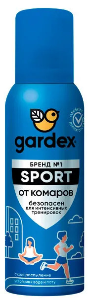 Аэрозоль Gardex Sport от комаров, 100 мл