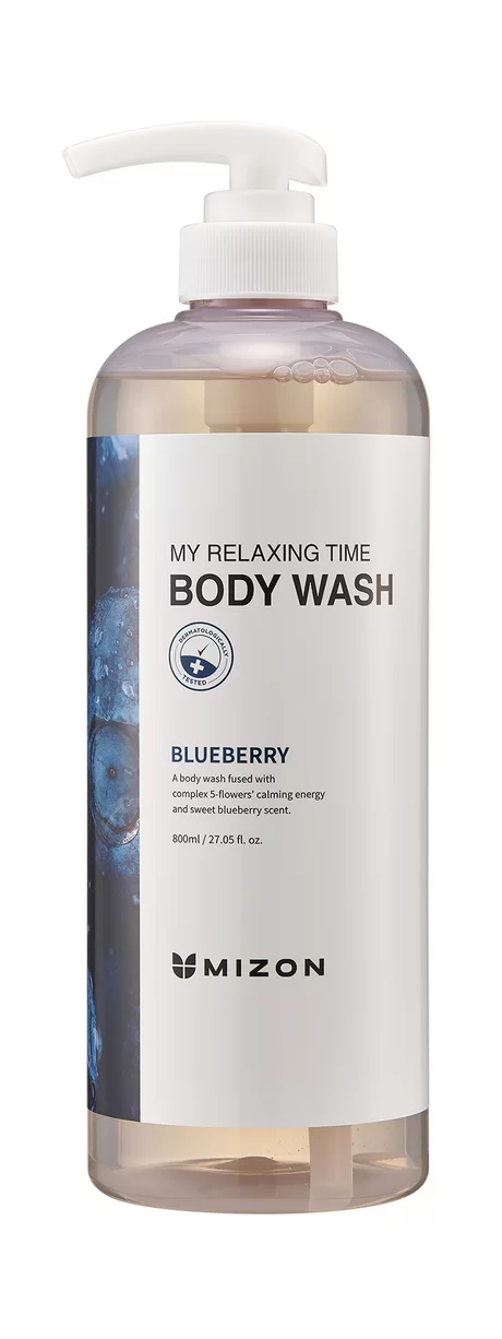 

Гель д/душа MIZON My Relaxing Time Body Wash экстракт голубики, 800 мл