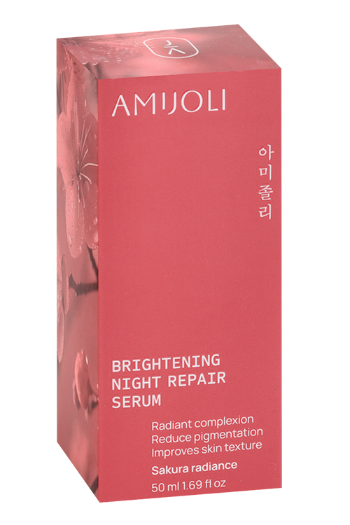 Сыворотка AMIJOLI Brightening Night Repair Serum Sakura Radiance ночная д/лица, 50 мл