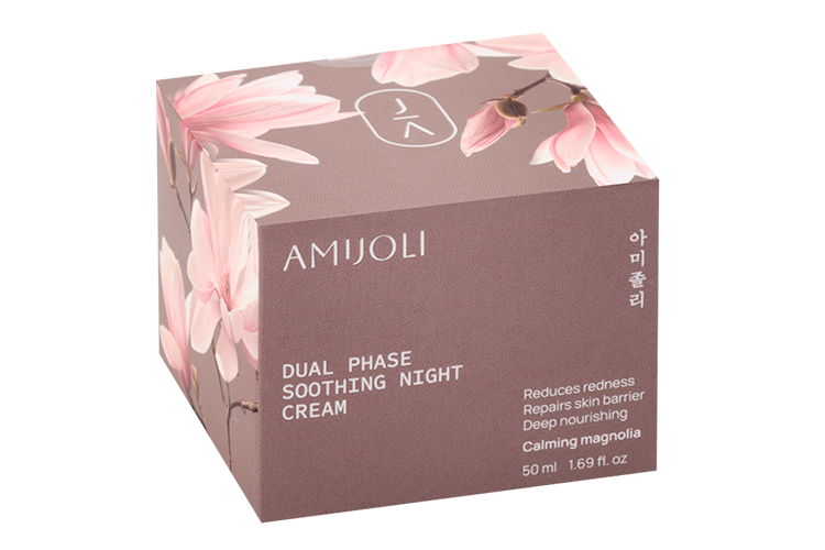 Крем AMIJOLI Dual Phase Soothing Night Сream Calming Magnolia ночной капсульный д/чув кожи, 50 мл