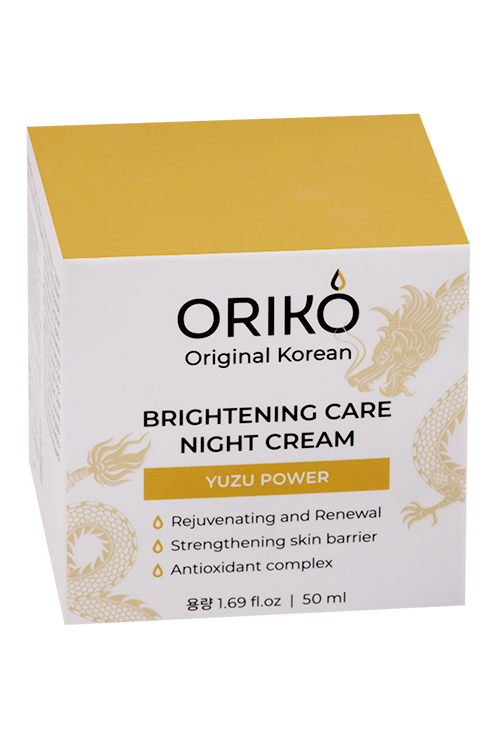 

Крем ORIKO Brightening care night cream with yuzu extract ночной вырав тон д/лица, 50 мл