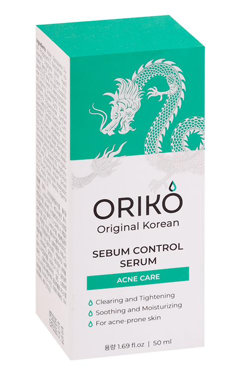 Сыворотка ORIKO Sebum Control Serum Acne Care с кислот д/проблем кожи с лица, 50 мл