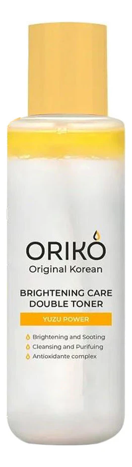 Тонер ORIKO Brightening двухфаз выравнивающий тон кожи с экстр юдзу д/лица, 125 мл