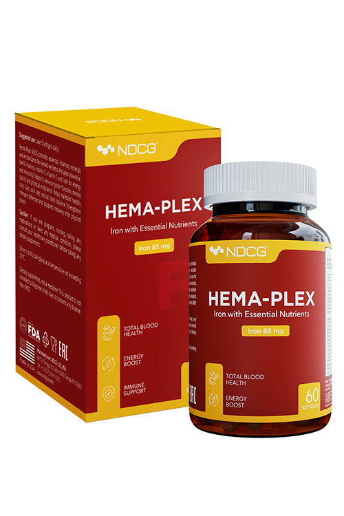 Hema-Plex, хема-плекс, NDCG, 60 софт капсул