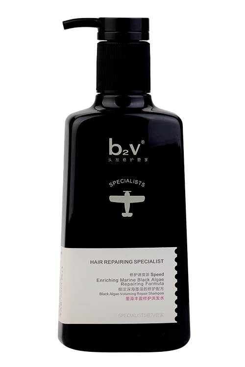 Шампунь B2V Black Algae Shampoo Volume & Repair восстанав д/объёма волос, 520 мл