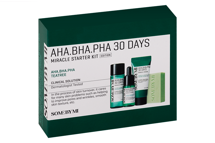 Набор Some By Mi Aha-Bha-Pha 30 days Miracle Starter Edition тонер/крем/мыло/сыворотка