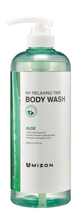 

Гель д/душа MIZON My Relaxing Time Body Wash экстракт алоэ, 800 мл