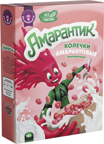 Колечки DR.AMARANTH Земляничные амарантовые, 150 г